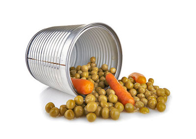canned vegetables