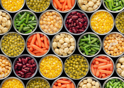 canned vegetables